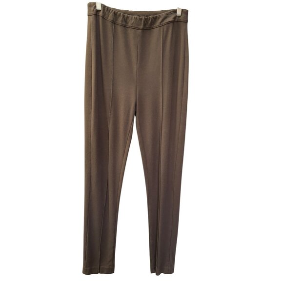 Soft Surroundings Women Ankle Skinny Stretch Pants Size‎ TS Elastic Brown - Picture 1 of 6